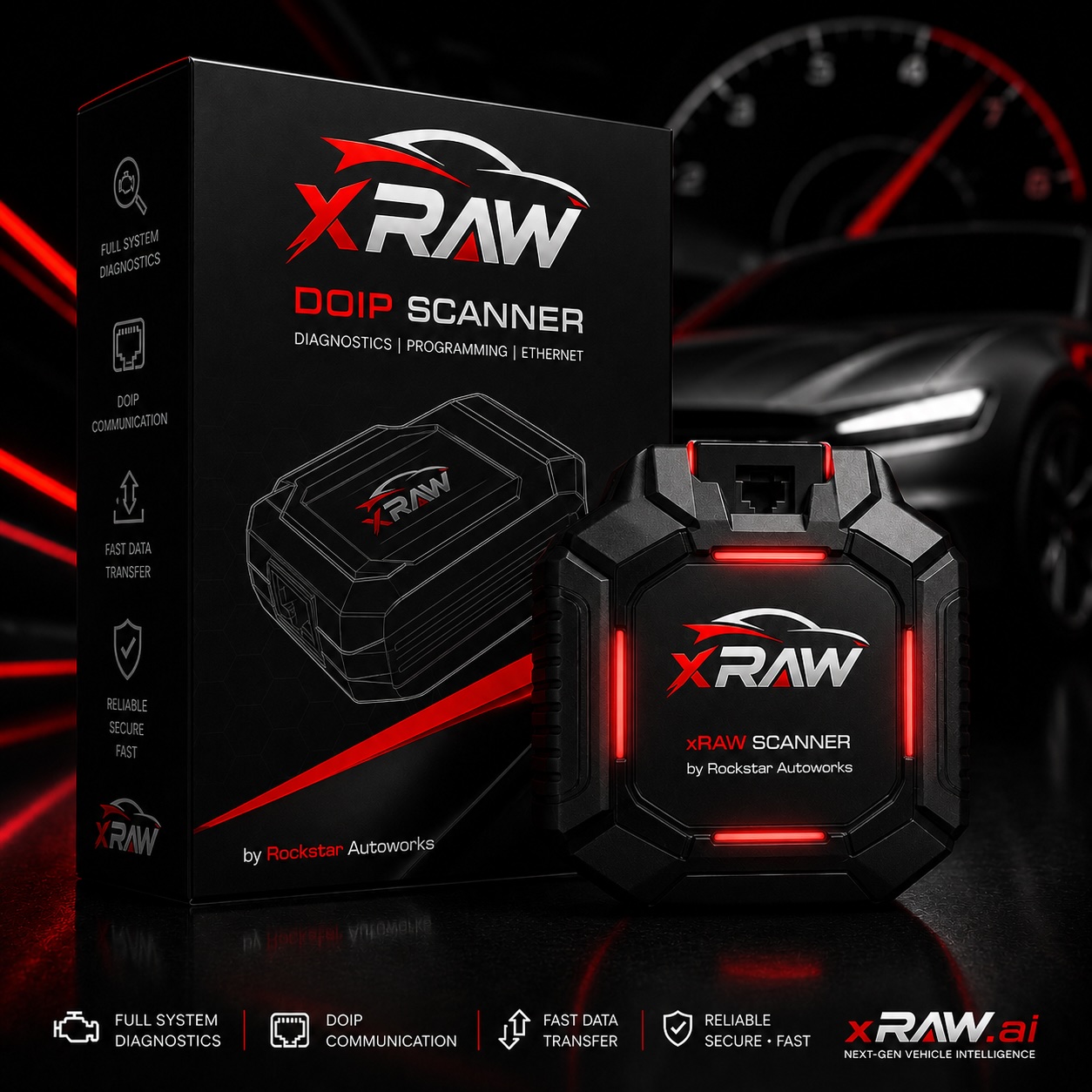 xRAW DoIP Scanner device